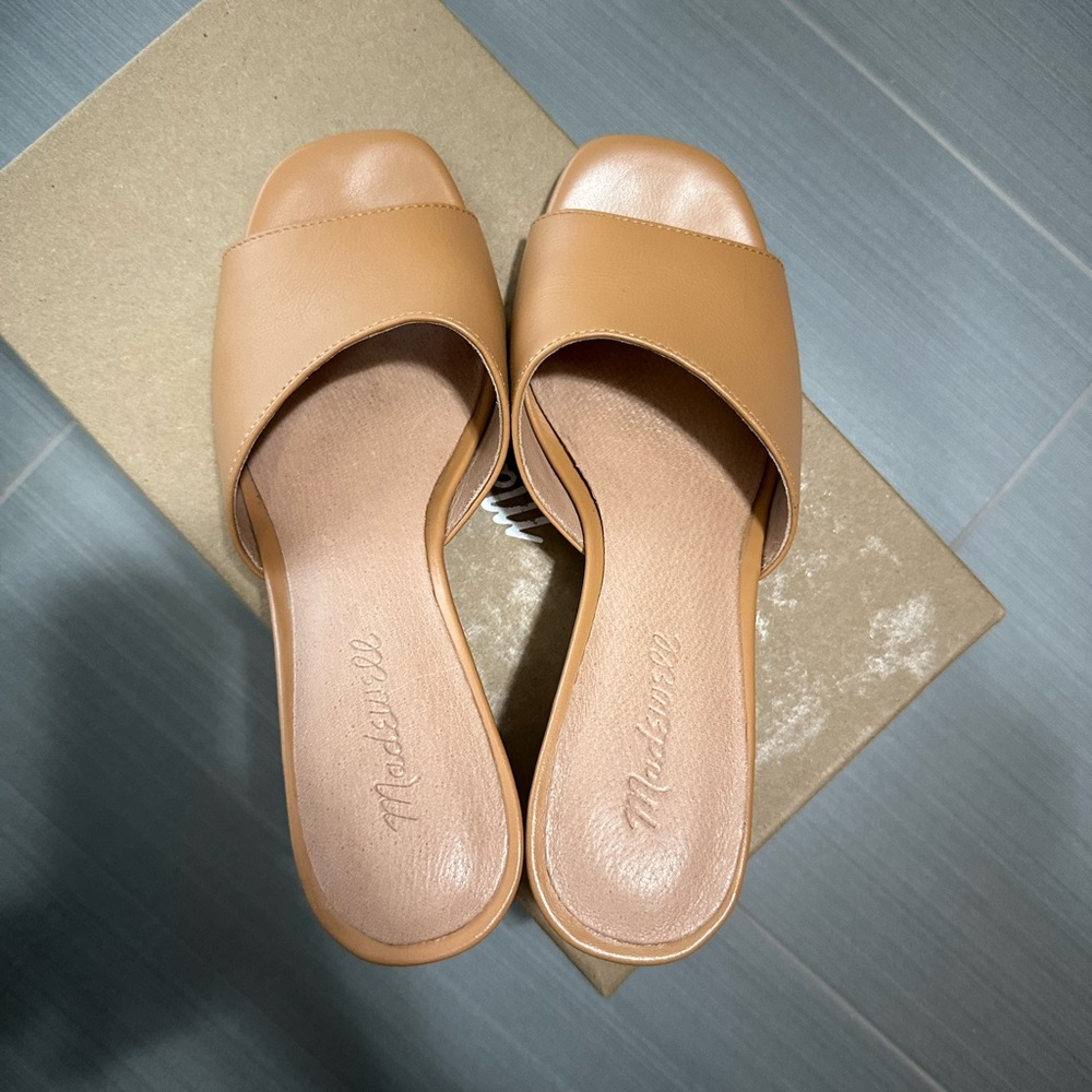 Madewell Women's Tan Slide Sandals